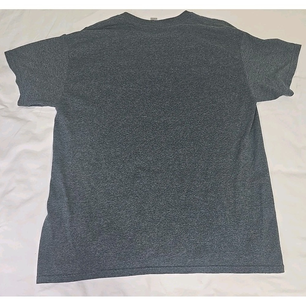 Gildan Men's Large Sloth Hiking Team Heather Gray T-shirt - Picture 7 of 7